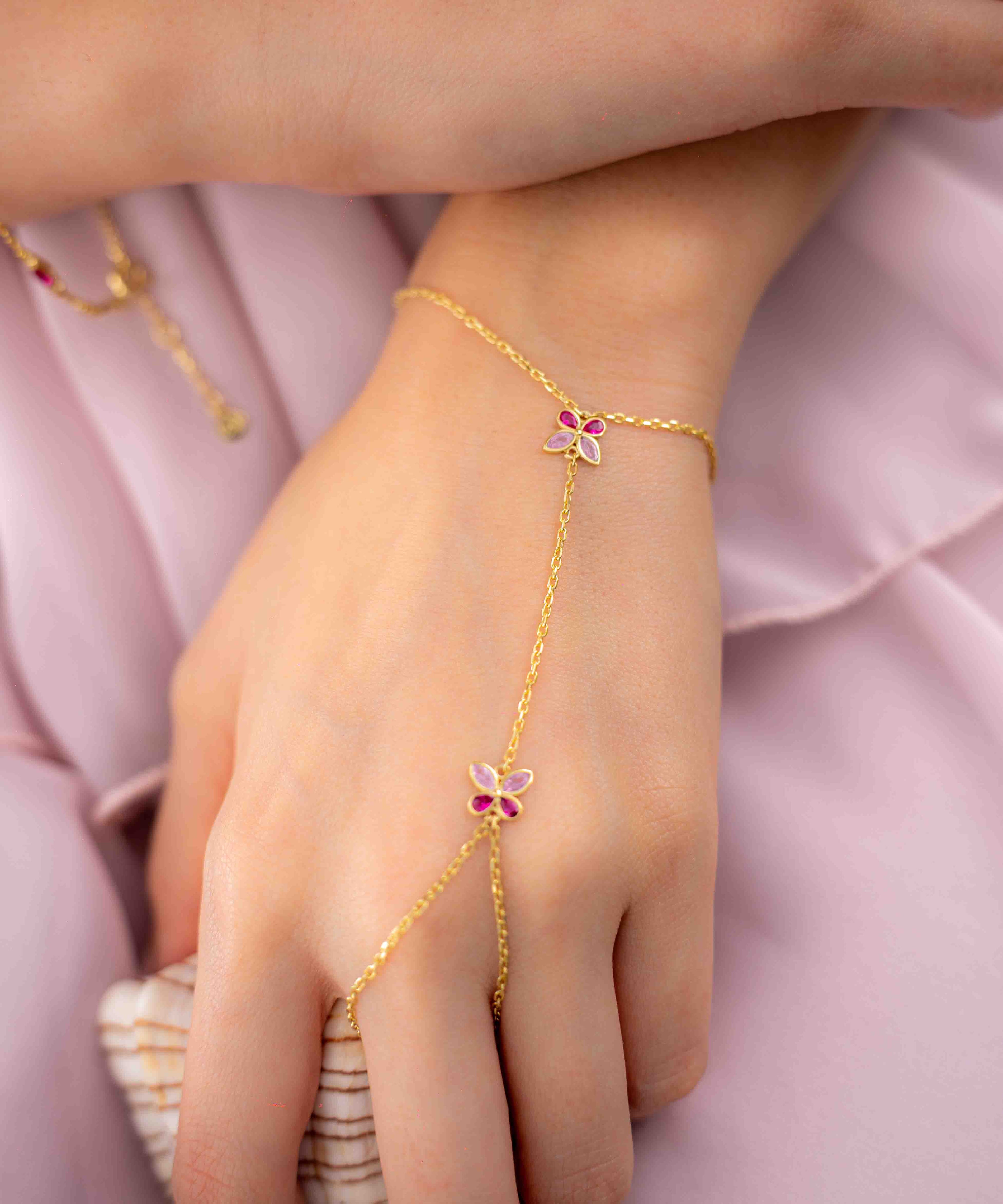 Roséa Butterfly Handkette