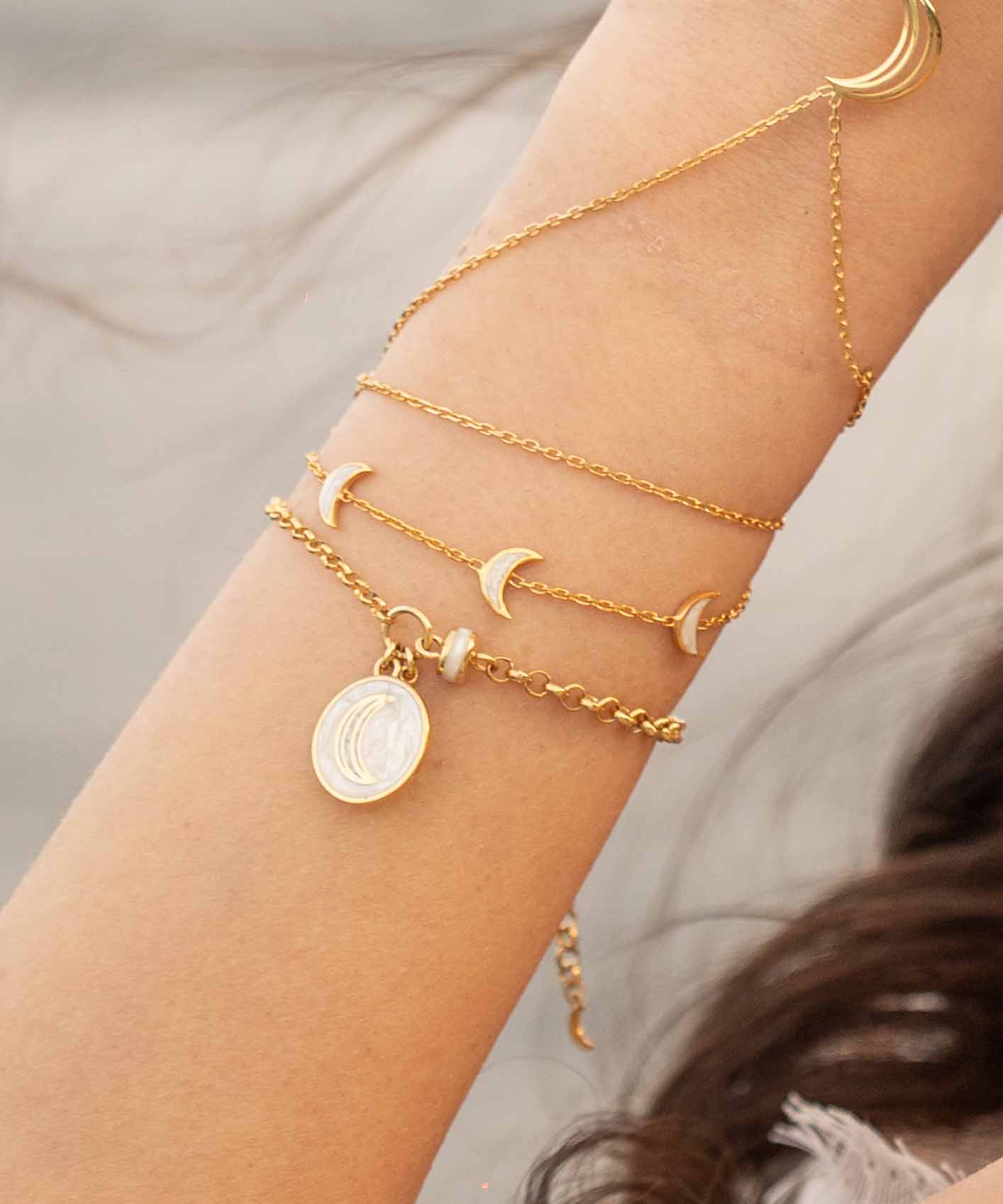 Moon Emaille Armband