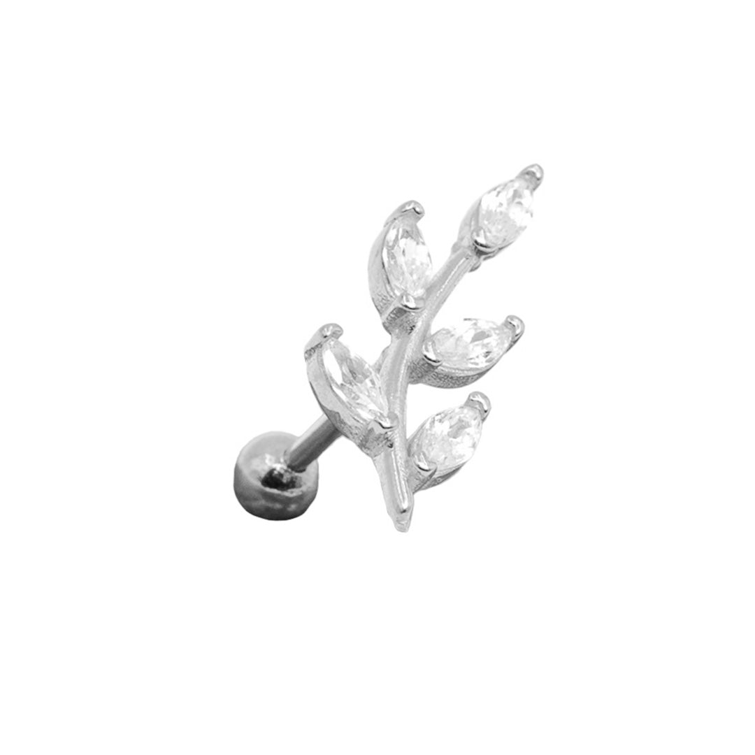 Crystal Leaf Piercing