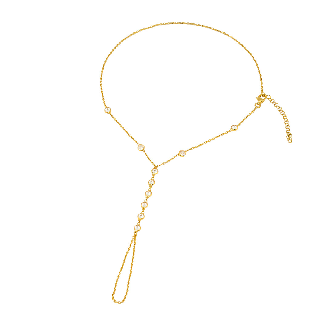 Zirkonia Handkette