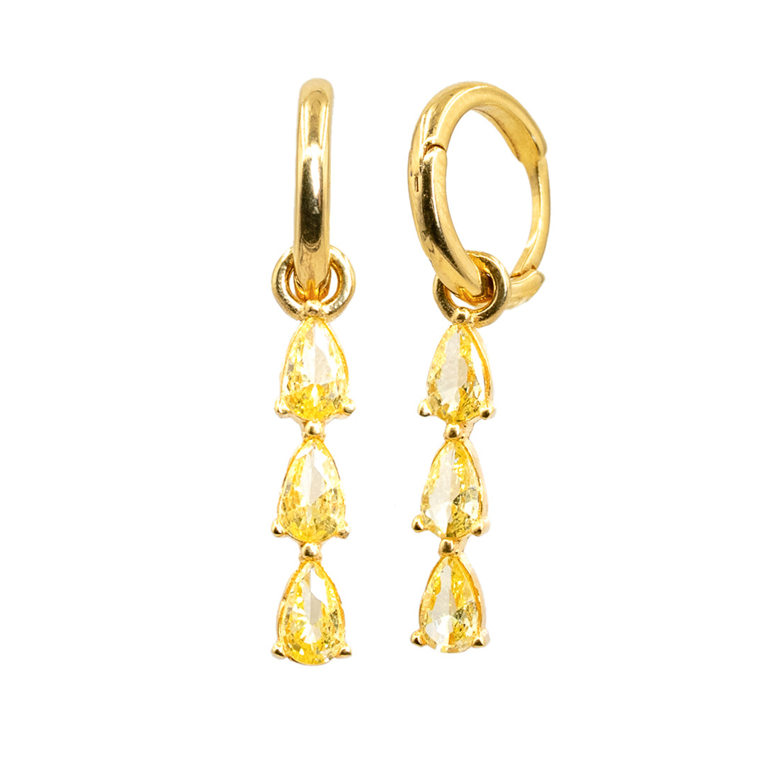 Gold Drop Ohrringe