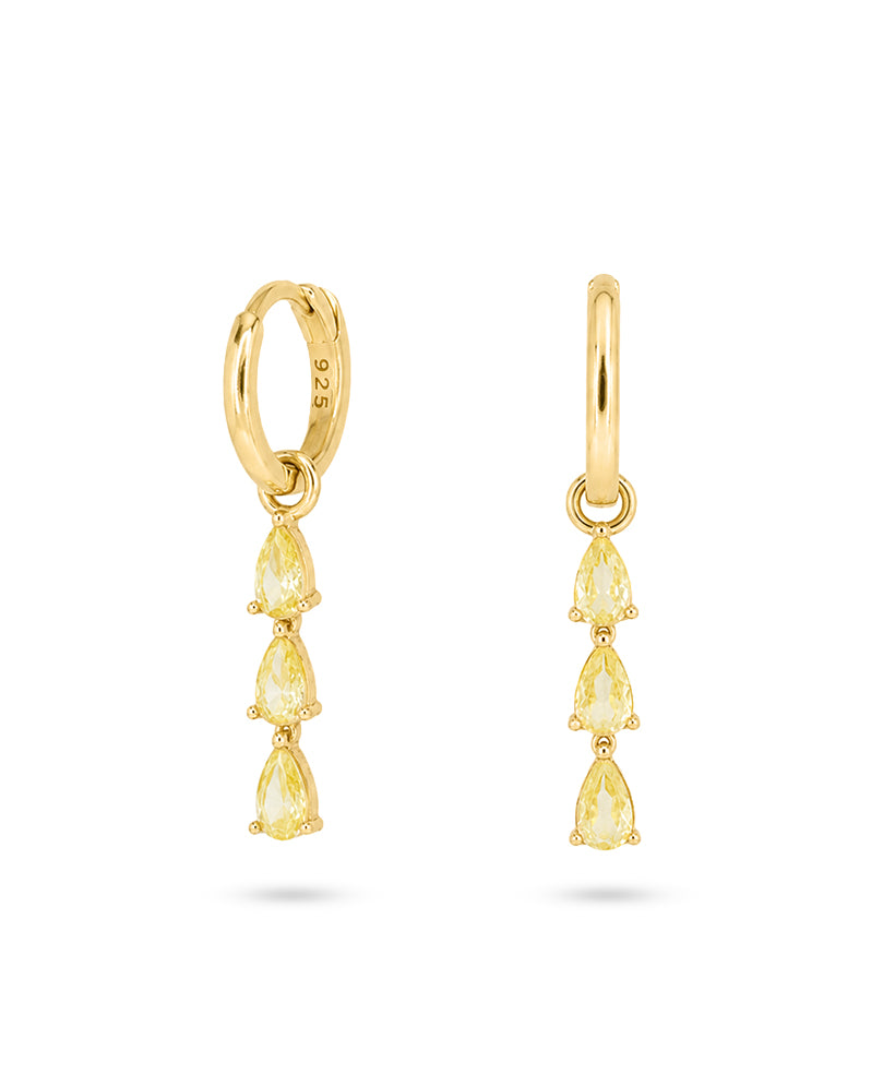 Gold Drop Ohrringe