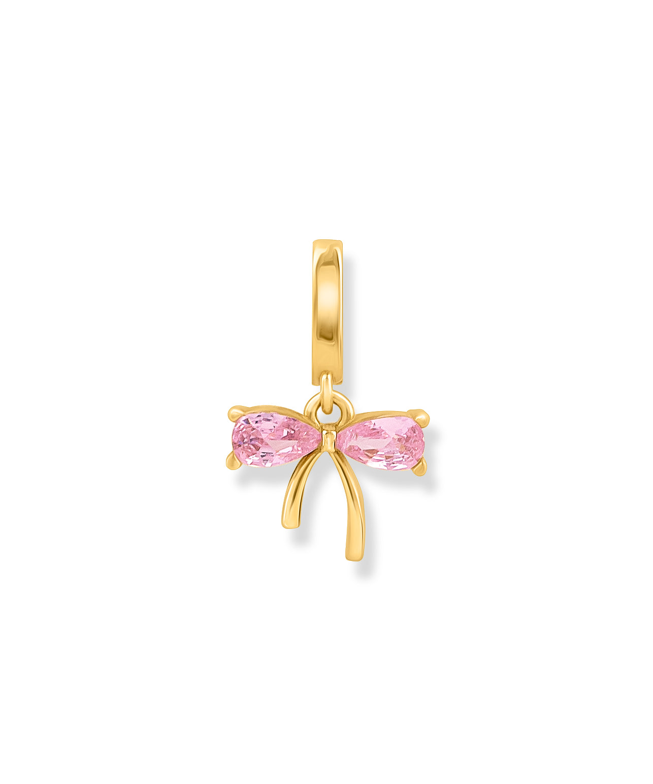 Pink Ribbon Charm
